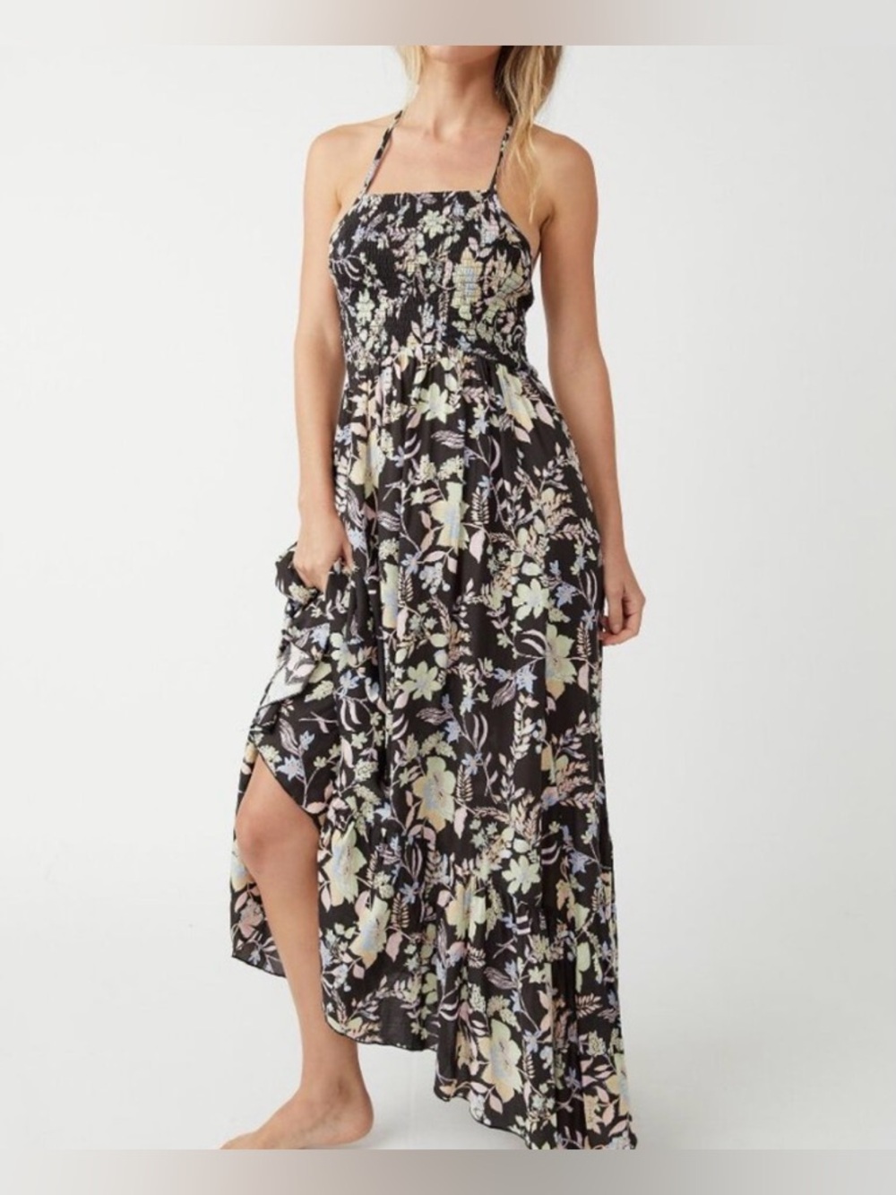NWOT Free People Intimately Heat Wave Floral Maxi Dress Sz XS
